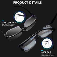 Gafas Norperwis lectura para hombre, resorte primavera, ajuste cómodo.