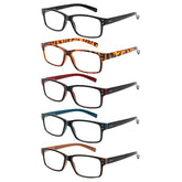 NORPERWIS reading glasses 5-pack mix colors for versatile near-vision use