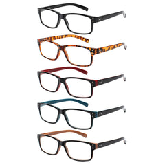 NORPERWIS reading glasses 5-pack mix colors for versatile near-vision use