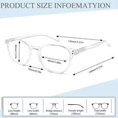 NORPERWIS unisex frames with spring hinges deliver comfortable all-day wear.