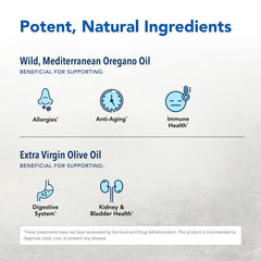 Oreganol P73 olive oil blend image illustrating easy integration into routines.