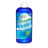 North American Herb and Spice OregaCARE Swirl and Swallow bottle front for fresh breath.