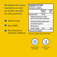 Pumpkin seed oil note signals a rich, nutty blend supporting your routine.