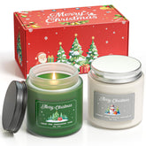 NORVENCE Christmas Candles Gift Box — elegant packaging, perfect for gifting this season.