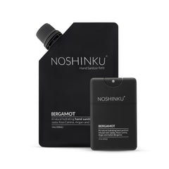 Noshinku Bergamot pocket sprayer refill pouch for on-the-go hand cleansing