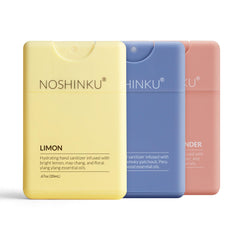 Noshinku Discovery Deux limon spray bottle for quick on-the-go sanitizing