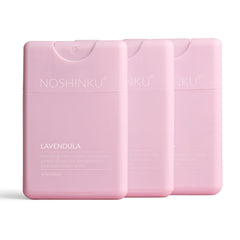Noshinku Lavendula refillable pocket sprayer three-pack for travel sanitizing