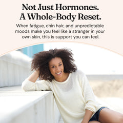 Nourished AndroEase Plus capsules close-up highlighting plant-based formula