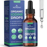 NOVEHA Iodine Drops bottle front for clean, daily thyroid support