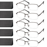 NOVIVON 1.5 metal reading glasses hero for clear desk viewing.