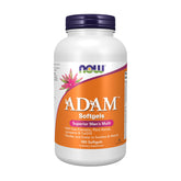NOW Foods ADAM softgels bottle for easy daily use and gentle digestion