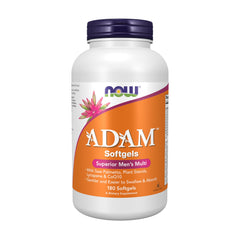 NOW Foods ADAM softgels bottle for easy daily use and gentle digestion
