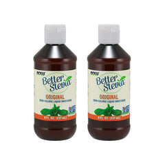 NOW Foods BetterStevia Original liquid bottle pour for easy zero-calorie sweetening