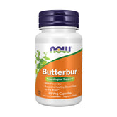 NOW Foods Butterbur capsules; convenient daily botanical support.