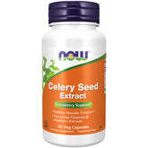 NOW Foods Celery Seed Extract bottle for vascular support.