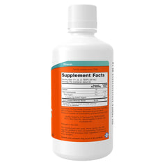 NOW Foods raspberry minerals label closeup showing natural plant-derived minerals