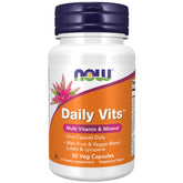 NOW Foods Daily Vits bottle on counter for daily nutrition support