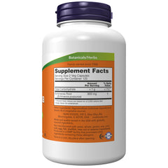 NOW Foods Echinacea Purpurea Root bottle shows whole-root immune support in vegan capsules.