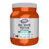 NOW Foods Egg White Protein bottle for convenient post-workout protein.