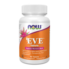 NOW Foods Eve bottle showing cranberry formula for daily women s health and wellness