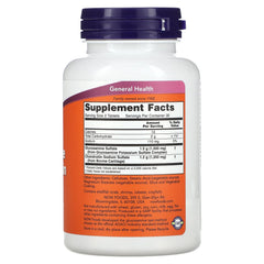 NOW Foods glucosamine and chondroitin tablets closeup demonstrates tablet form.