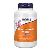 NOW Foods Glucosamine 1000 bottle front promotes joint support