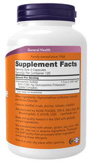 NOW Foods Glucosamine Sulfate 750 mg capsules closeup shows texture for easy intake.