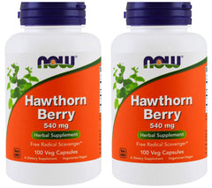NOW Foods Hawthorn Berry 540 mg bottle, ideal for daily herbal routine.