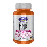 NOW Foods HMB 1000 mg tablets bottle-front for athletic recovery potential