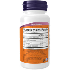 NOW Foods Hyaluronic Acid 100 mg capsule closeup shows double-strength formula.