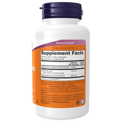 NOW Foods Hyaluronic Acid MSM capsules close-up illustrating easy daily use