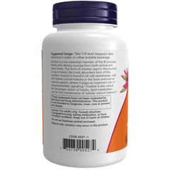 NOW Foods Inositol Powder, sello GMP, garantiza calidad y consistencia en el proceso.