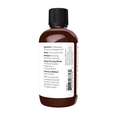 NOW Foods Lemongrass Oil bottle-pour for easy diffusion.
