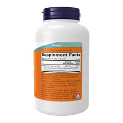 NOW Foods Magnesium 400 mg bottle front highlighting easy daily supplementation