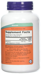 NOW Foods Magnesium Citrate caps close-up of capsules for easy daily intake.