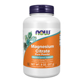 NOW Foods Magnesium Citrate Powder bottle showing high-purity energy support