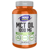NOW Foods MCT Oil softgels offer quick energy for active lifestyles.