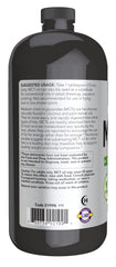 NOW Foods MCT Oil label close-up highlighting unflavored MCT content.