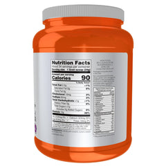 NOW Foods Micellar Casein unflavored powder ready to mix into your favorite drink.