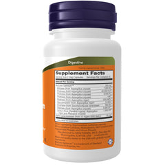 NOW Foods Optimal Digestive System capsules closeup for easy swallowing