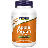 NOW Foods Pectina de Manzana en cápsulas para uso diario y apoyo digestivo suave.
