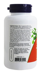 Now Foods Phase-2 label close-up highlighting gluten-free and preservative-free claims.