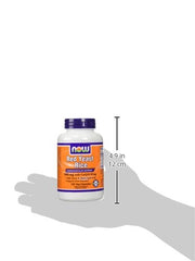 NOW Foods red yeast rice bottle on shelf with milk thistle and CoQ10 imagery
