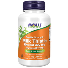 NOW Foods Silymarin bottle front view for liver support