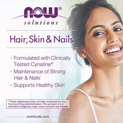 NOW Foods Solutions skin-moisture-label close-up suggesting hydration support.