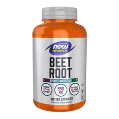 NOW Foods Sports Beet Root bottle with capsules highlighting immune-support potential