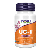 NOW Foods UC-II bottle front indicating trusted joint support for daily activity.