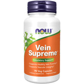 NOW Foods Vein Supreme bottle front view highlighting vascular support potential