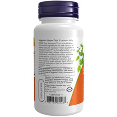 NOW Foods Vein Supreme, etiqueta frontal visible, información clara de ingredientes botánicos.