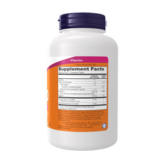 NOW Foods Vitamin C-500 chewables close-up of orange tablets highlighting natural flavor